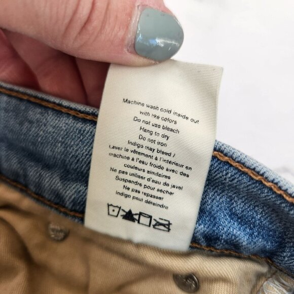 Rag & Bone Dre Capri Light Wash Skinny Jeans Denim Crop Women's 24 - Picture 10 of 12